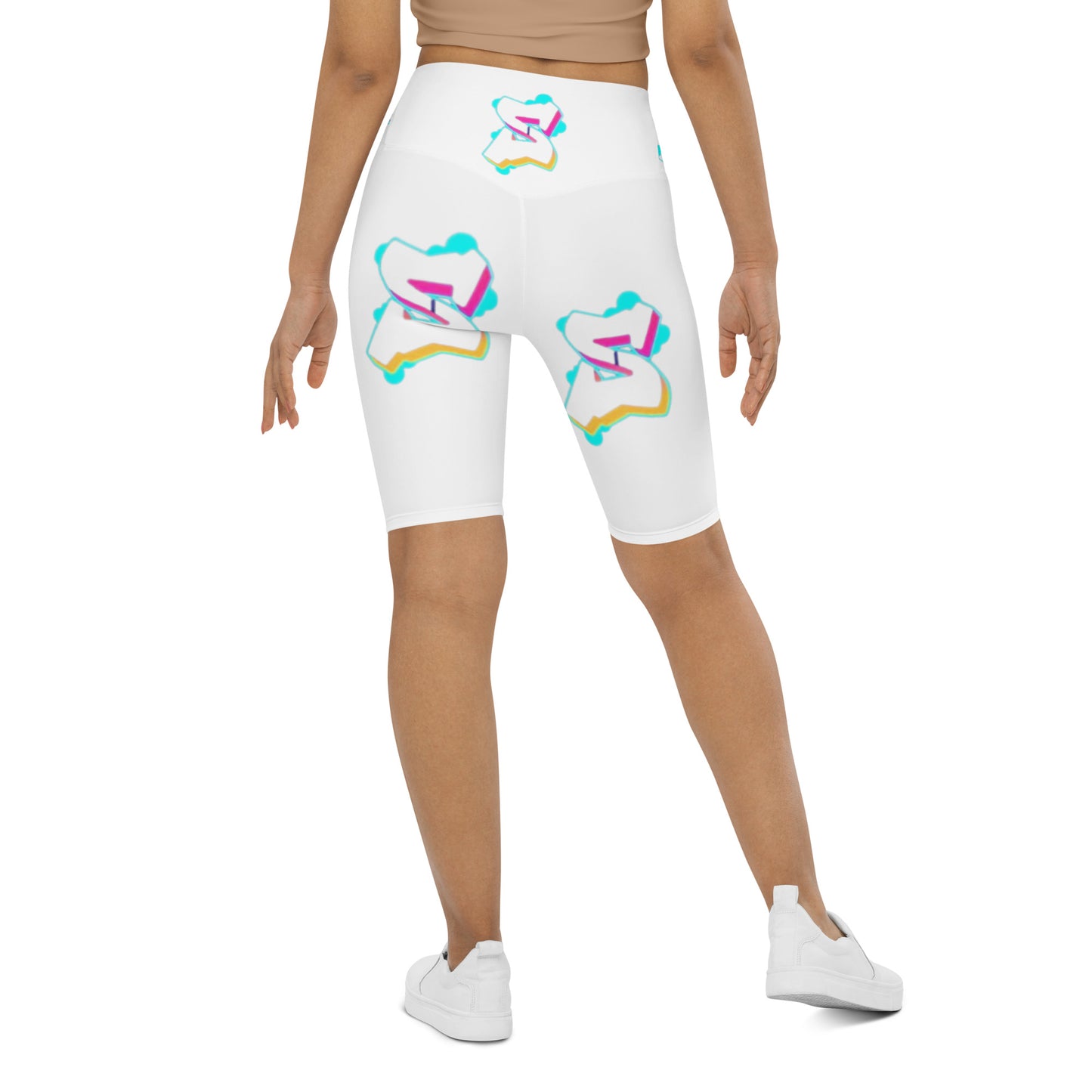 Scooterbumb Graffiti Logo Biker Shorts