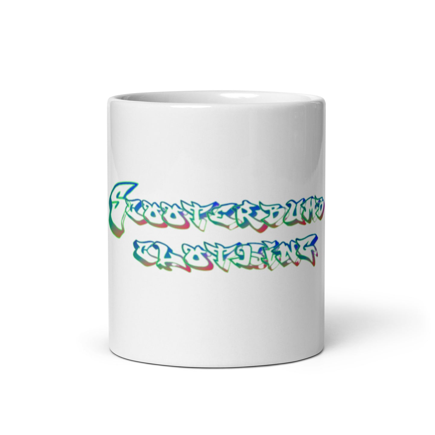 Scooterbumb coffee cup White glossy mug