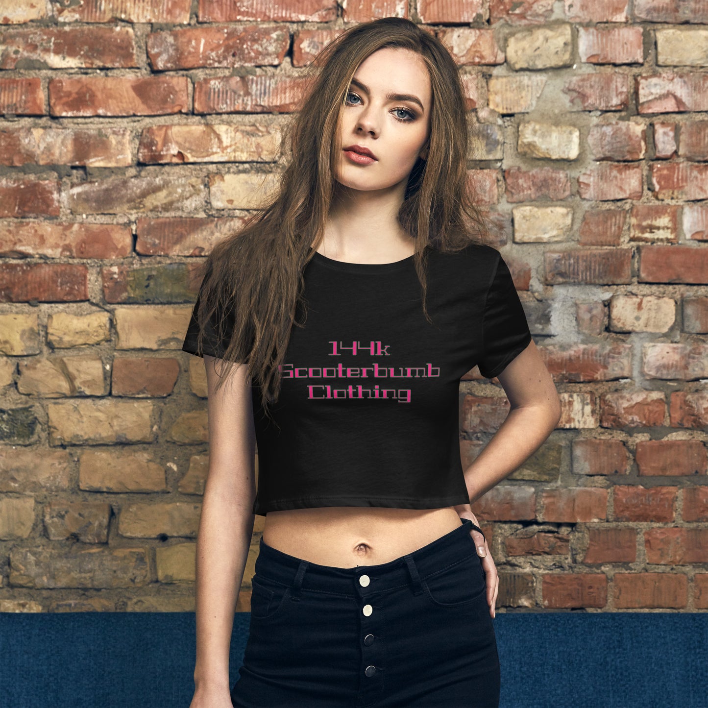 144k High vibe Women’s Crop Tee