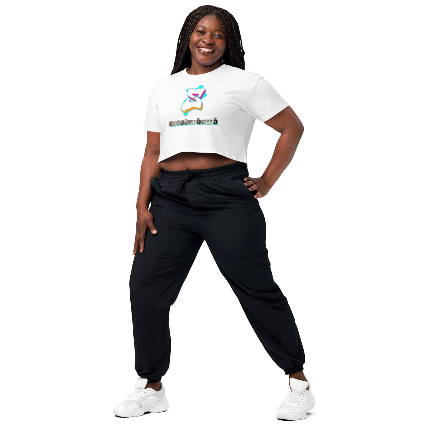 Scooterbumb logo Women’s crop top