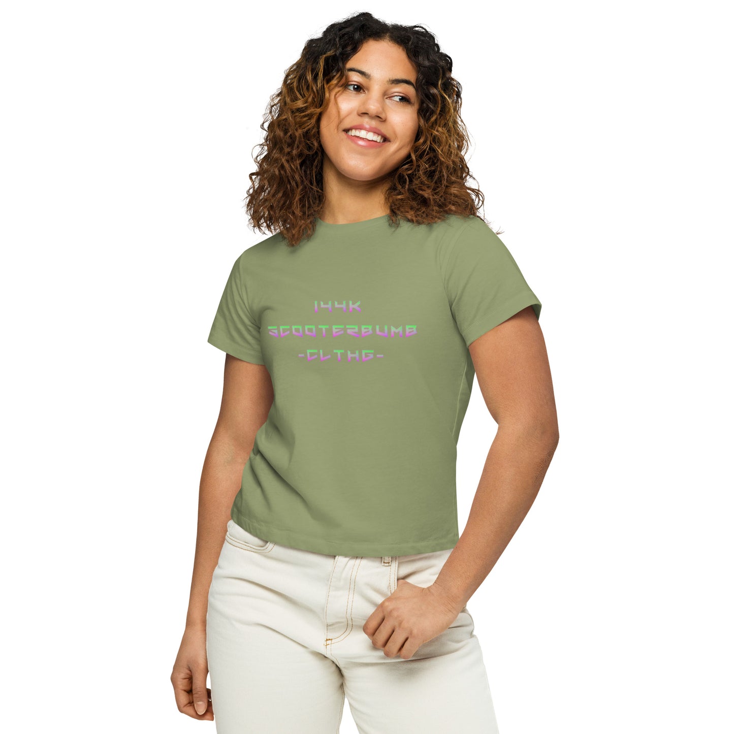 GGG hi Vibe Women’s high-waisted t-shirt