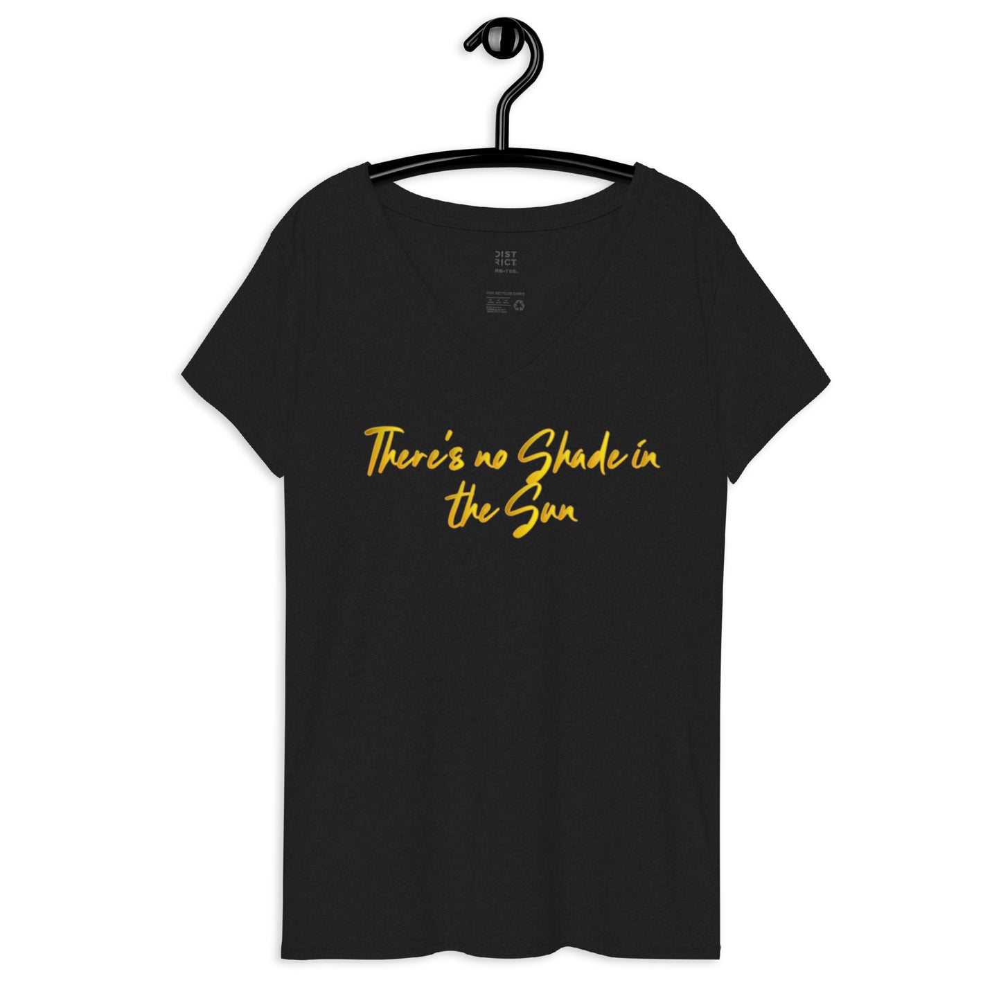No shade Women’s recycled v-neck t-shirt