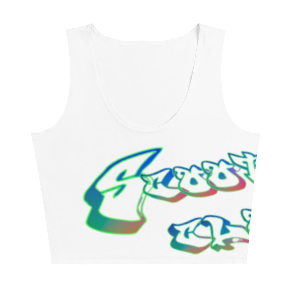 scooterbumb print Crop Top