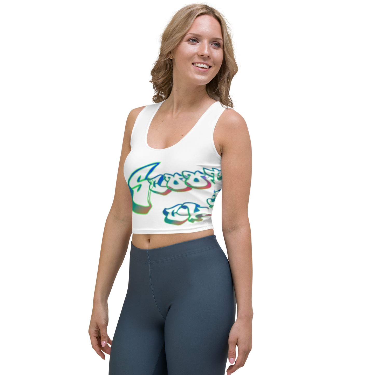 scooterbumb print Crop Top