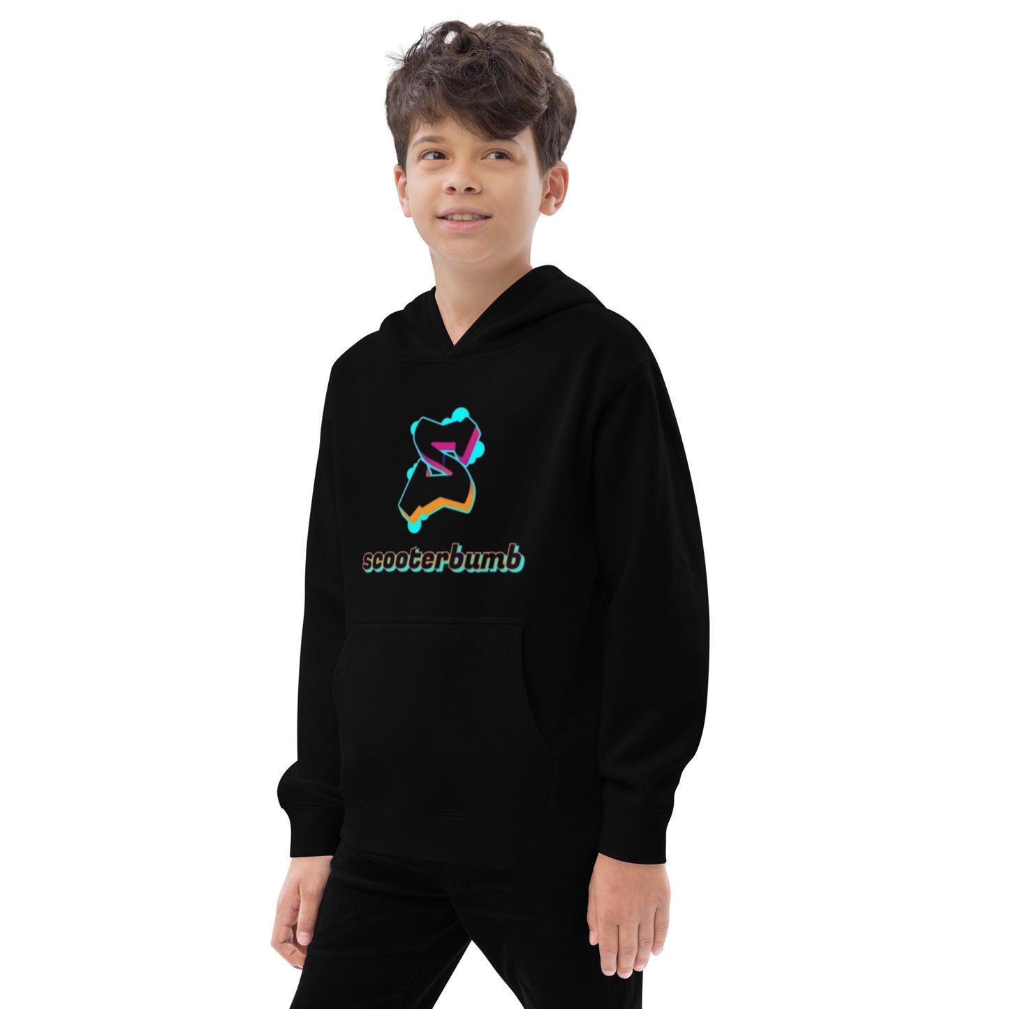 Scooterbumb Logo Kids fleece hoodie