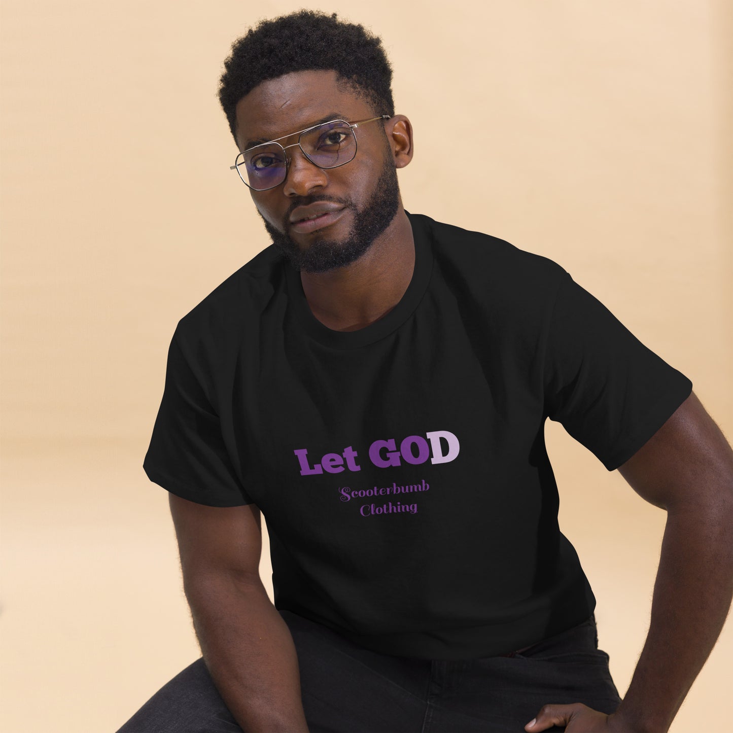 Purple Let God Edition Men's classic tee