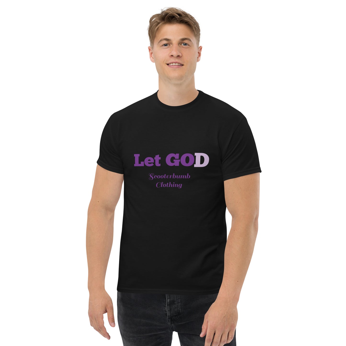 Purple Let God Edition Men's classic tee