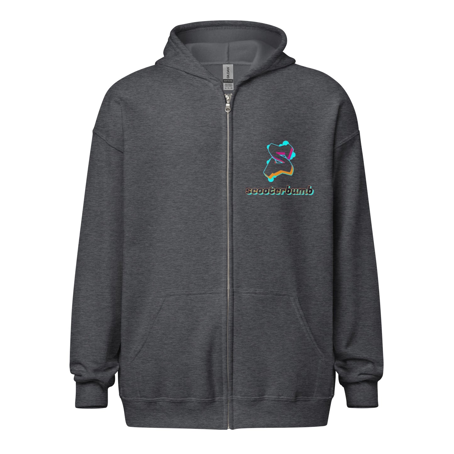 Gratitude grind growth Unisex zip hoodie