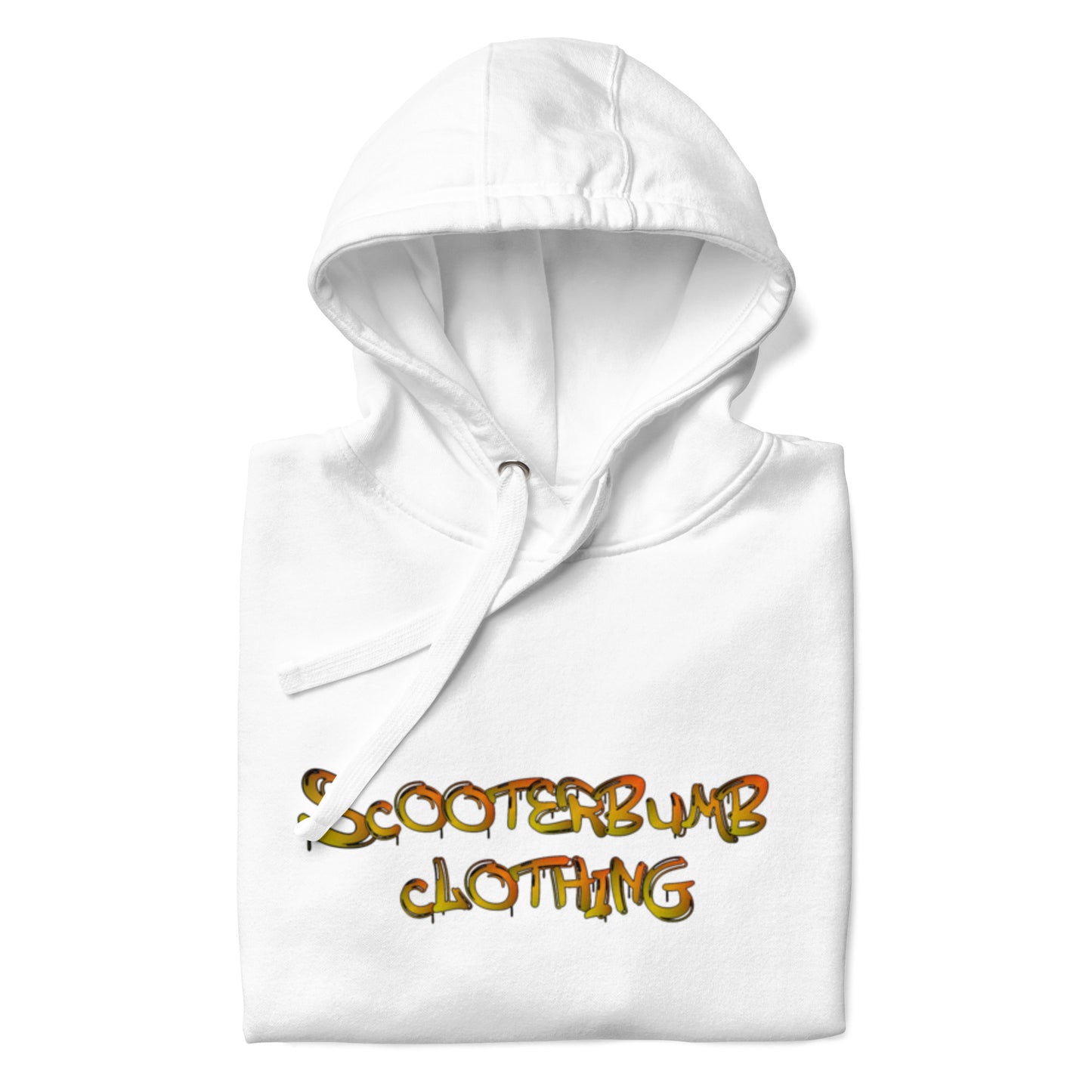 Orange Graffiti Signature Unisex Hoodie