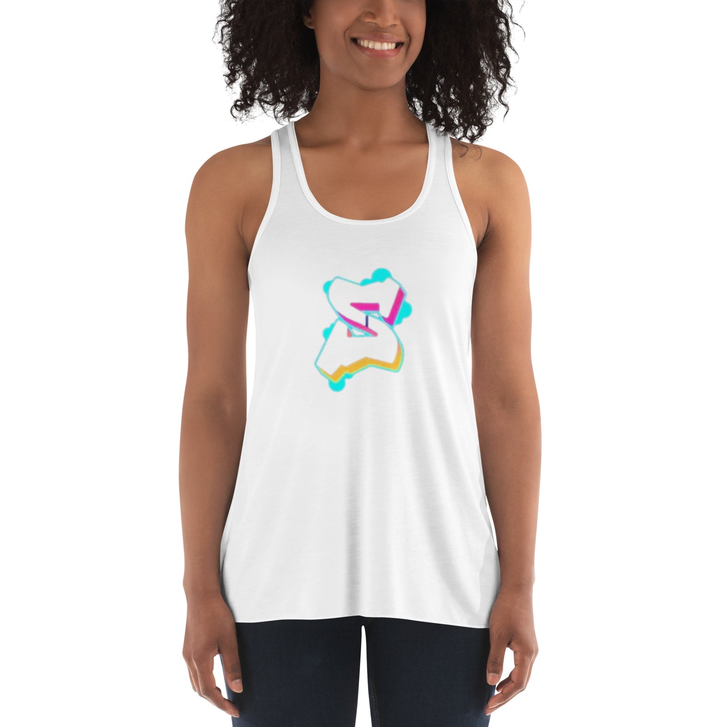 Scooterbumb Logo Women's Flowy Racerback Tank