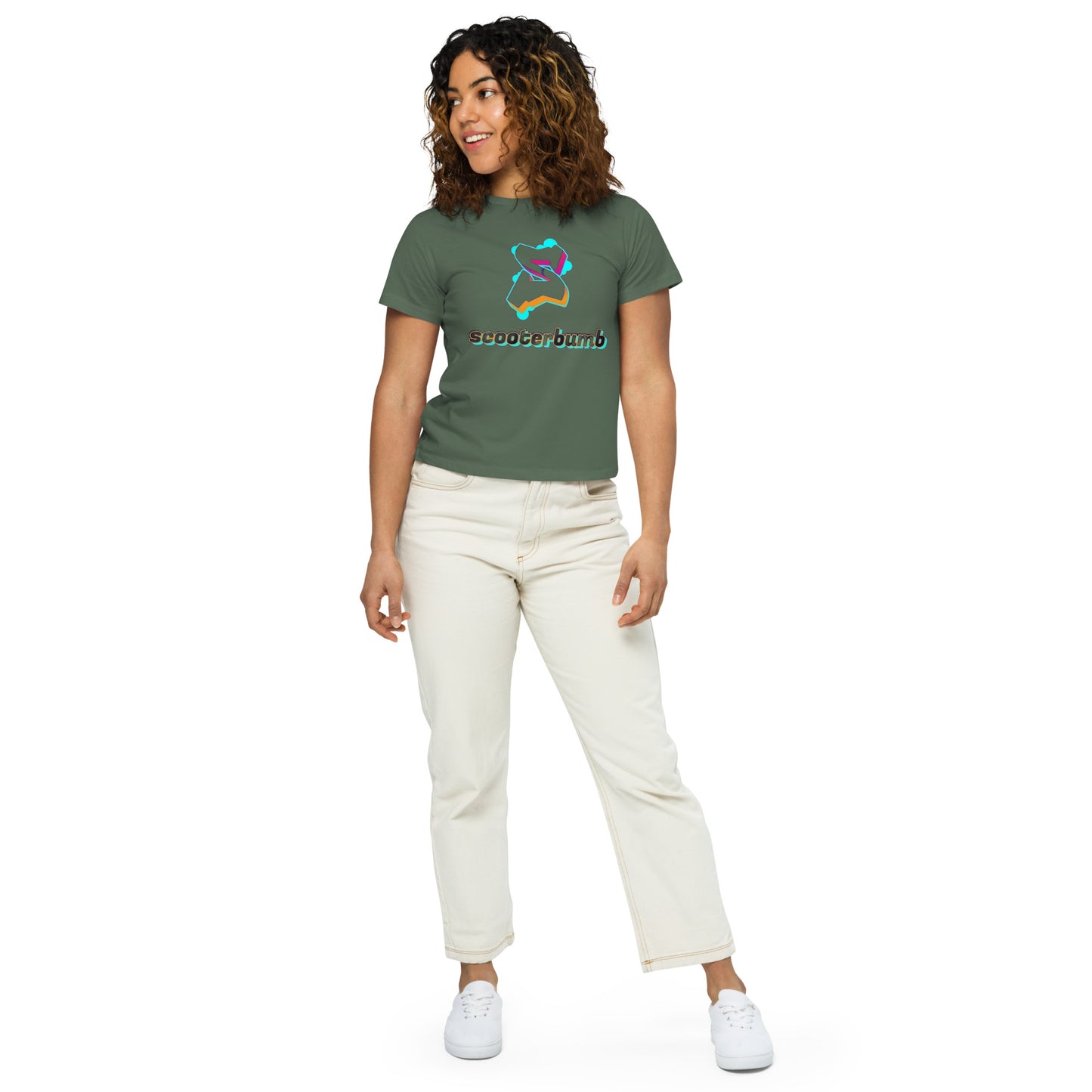 Women’s high-waisted t-shirt