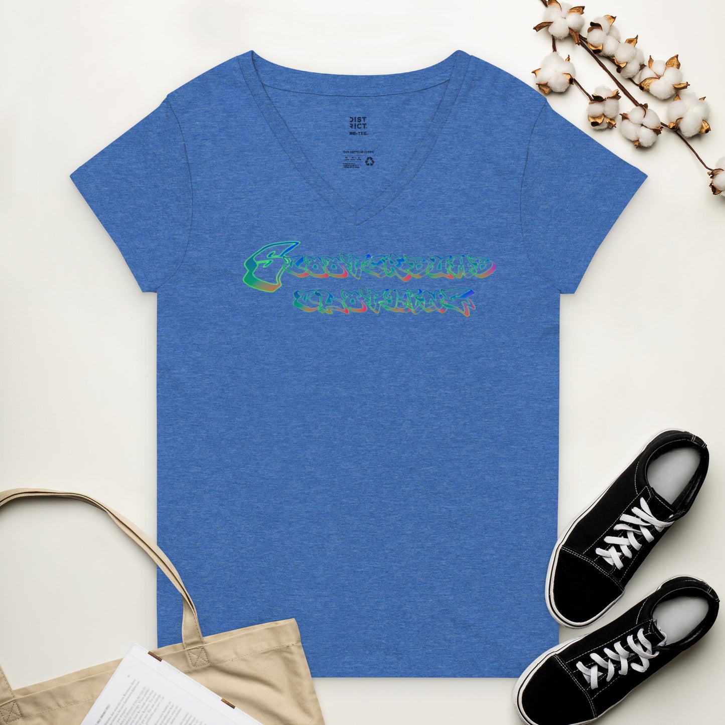 Scooterbumb Signature Women’s recycled v-neck t-shirt