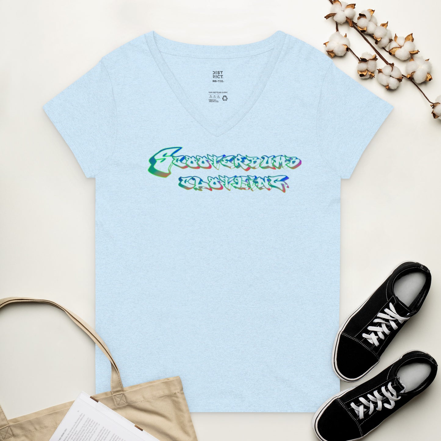 Scooterbumb Signature Women’s recycled v-neck t-shirt