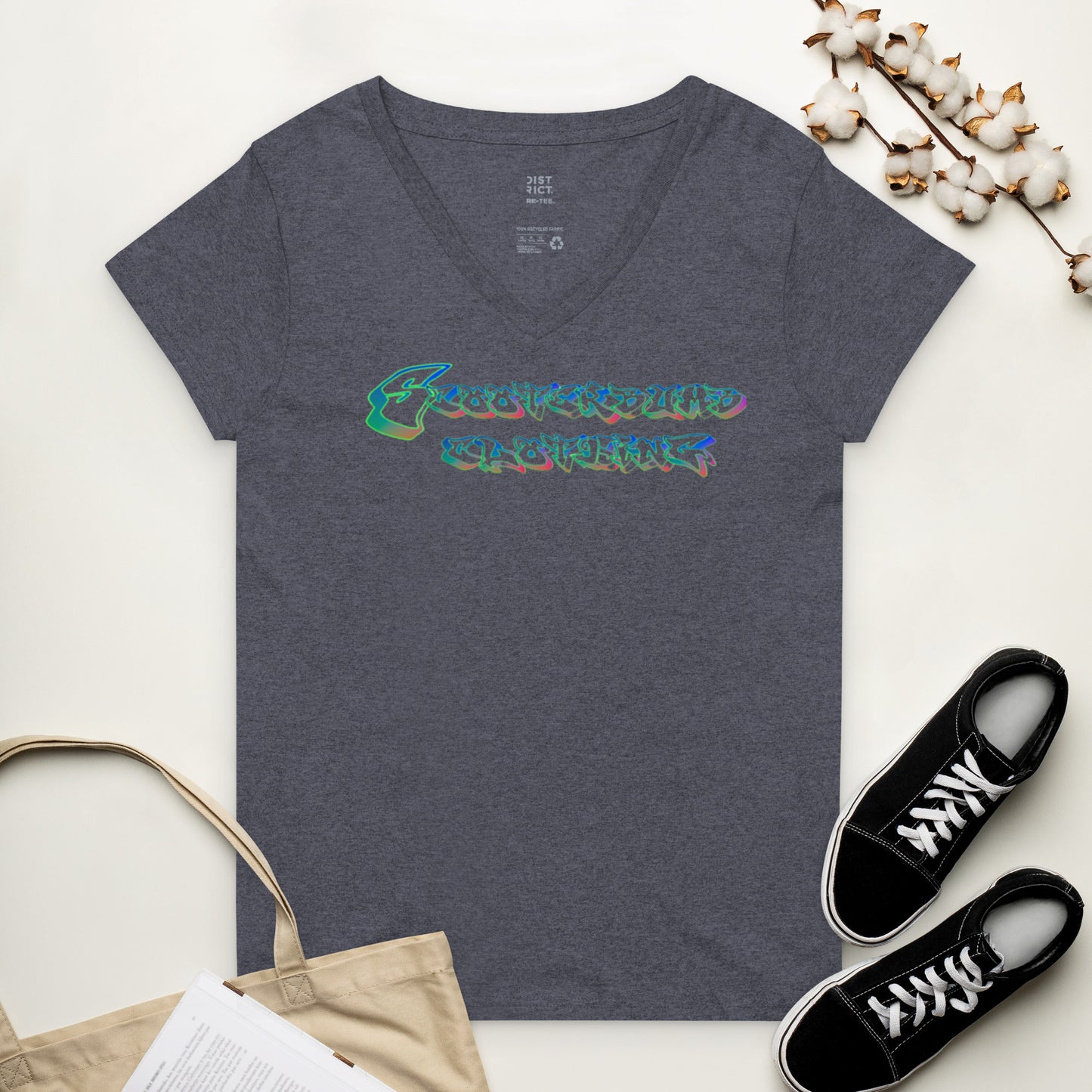 Scooterbumb Signature Women’s recycled v-neck t-shirt